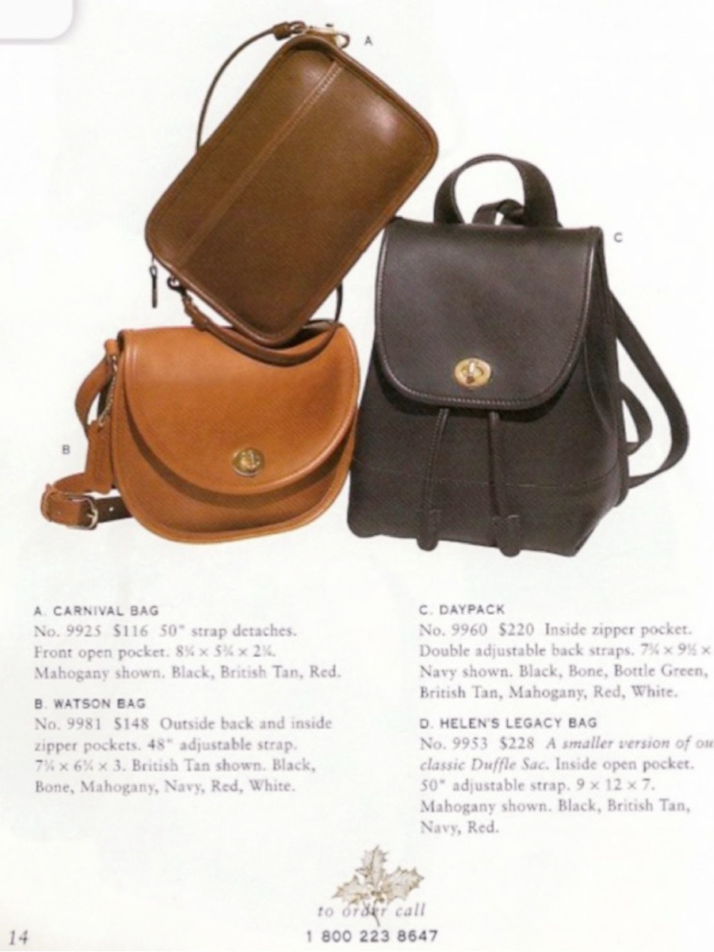 VINTAGE COACH MAHOGANY BROWN CARNIVAL BAG 9925 - Picture 10 of 17